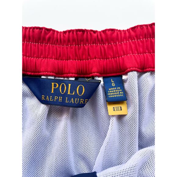 Men's Polo Ralph Lauren Blue Swim Trunks Size Large - Picture 4 of 8